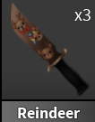 x1 Reindeer Knife | Murder Mystery 2 ⚡ Fast Delivery ⚡