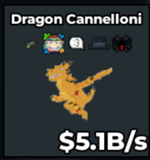 DRAGON CANNELLONI 5.1B/S (5 TRAITS) – STEAL A BRAINROT – FAST DELIVERY & TRUSTED #T4MY8W