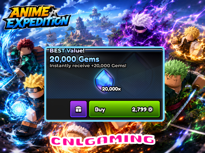 20000 Gems | 2799R