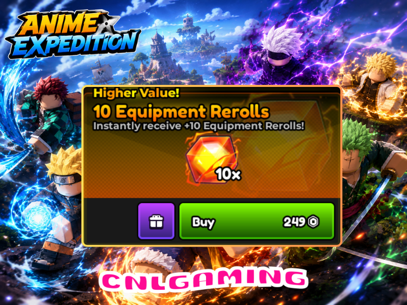 10 Equipment Reroll | 249R