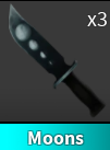 x1 Moons Knife | Murder Mystery 2 ⚡ Fast Delivery ⚡