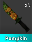 x1 Pumpkin Knife | Murder Mystery 2 ⚡ Fast Delivery ⚡