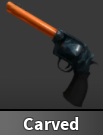 x1 Carved Gun | Murder Mystery 2 ⚡ Fast Delivery ⚡