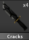 x1 Cracks Knife | Murder Mystery 2 ⚡ Fast Delivery ⚡