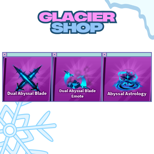 Dual Abyssal Blade + Explosion + Emote ( Limited Set ) [ Blade Ball ]