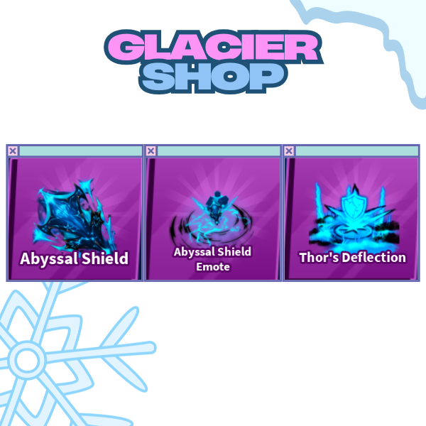 Abyssal Shield + Explosion + Emote ( Limited Set )