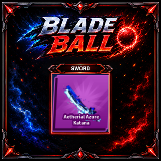 [ Limited Sword ] Aetherial Azure Katana | FAST DELIVERY✅