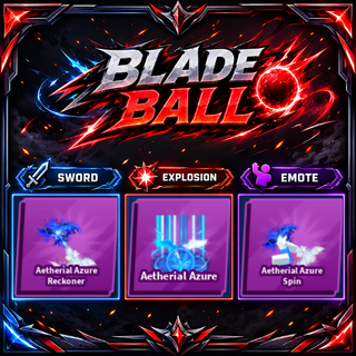 [ Limited Set ] Aetherial Azure Reckoner + Explosion + Emote | FAST DELIVERY✅