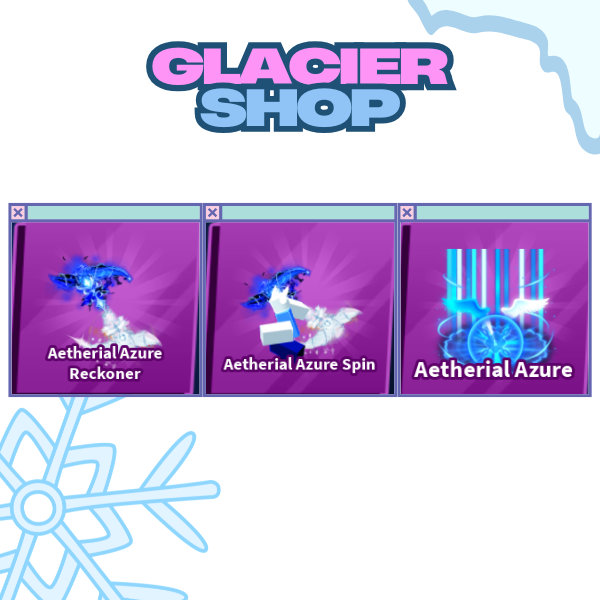 Aetherial Azure Reckoner + Explosion + Emote ( Limited Set )