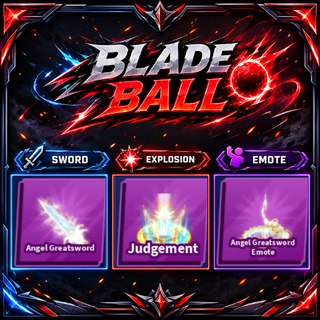 [ Limited Set ] Angel Greatsword + Explosion + Emote | FAST DELIVERY✅