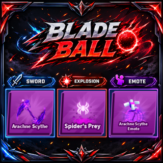 [ Limited Set ] Arachne Scythe + Explosion + Emote | FAST DELIVERY✅
