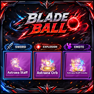 [ Limited Set ] Astraea Staff + Explosion + Emote | FAST DELIVERY✅