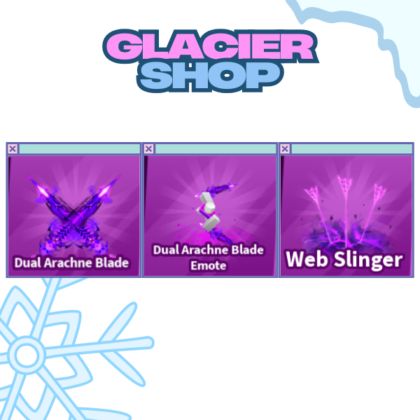 Dual Arachne Blade + Explosion + Emote ( Limited Set )