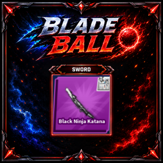 [ Limited Sword ] Black Ninja Katana With Finisher | FAST DELIVERY✅