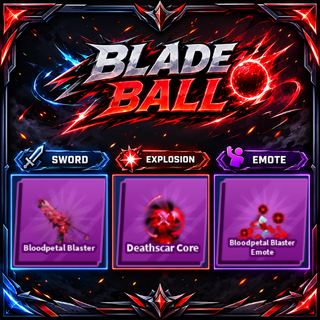 [ Limited Set ] Bloodpetal Blaster + Explosion + Emote | FAST DELIVERY✅