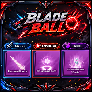 [ Limited Set ] Bloomveil Lance + Explosion + Emote | FAST DELIVERY✅