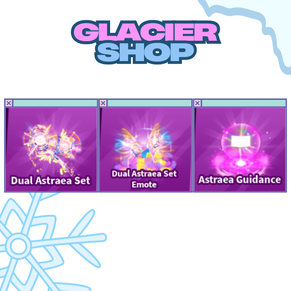 Dual Astraea Set + Explosion + Emote ( Limited Set )