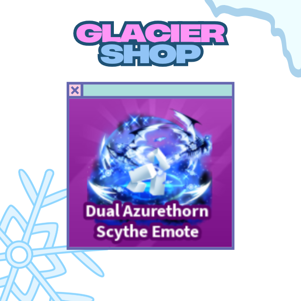 Dual Azurethorn Scythe Emote ( Limited )