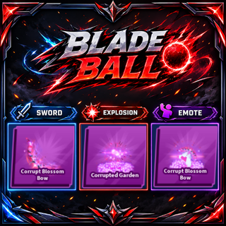 [ Limited Set ] Corrupt Blossom Bow + Explosion + Emote | FAST DELIVERY✅