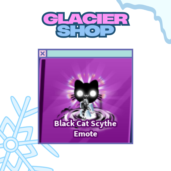 Black Cat Scythe Emote ( Limited )