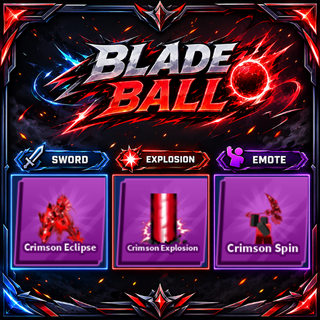[ Limited Set ] Crimson Eclipse + Explosion + Emote | FAST DELIVERY✅