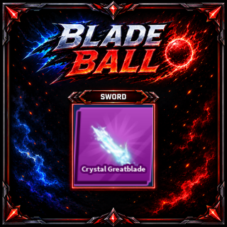 [ Limited Sword ] Crystal Greatblade | FAST DELIVERY✅