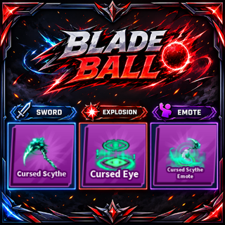 [ Limited Set ] Cursed Scythe + Explosion + Emote | FAST DELIVERY✅