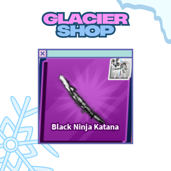 Black Ninja Katana with Finisher ( Limited )