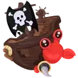🎯 N Pirate Hermit Crab - Luminous 🎯