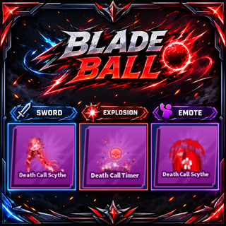 [ Limited Set ] Death Call Scythe + Explosion + Emote | FAST DELIVERY✅