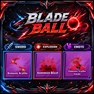 [ Limited Set ] Demonic Scythe + Explosion + Emote | FAST DELIVERY✅