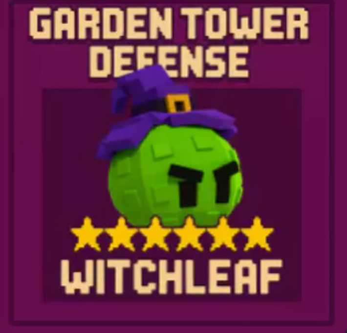WITCHLEAF - GARDEN TOWER DEFENSE / GTD