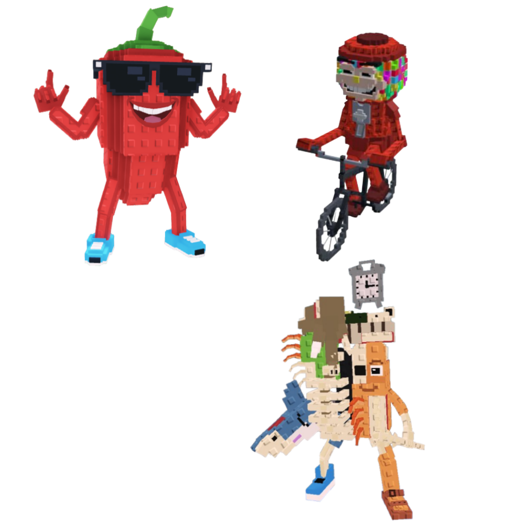 [BUNDLE] - 🌷 1x Chillin Chili 🌷 1x La Exticnt Grande 🌷 1x Chicleteira Bicicleteira