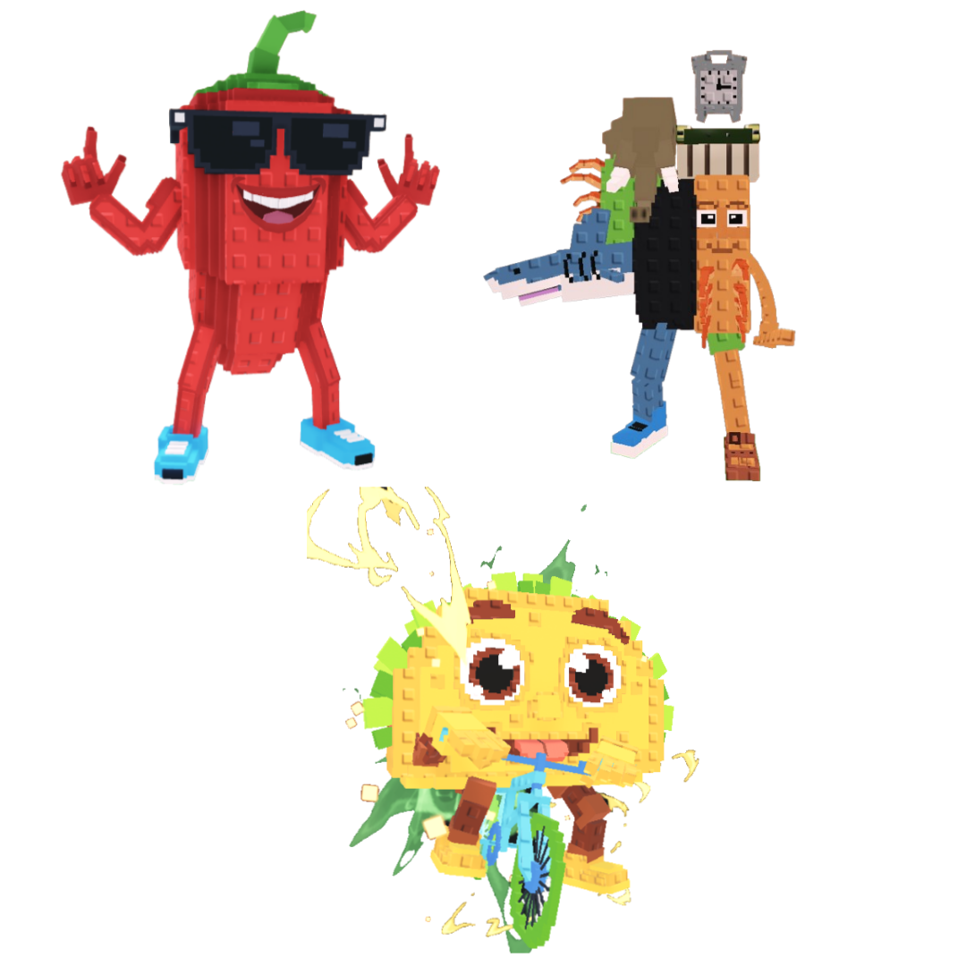 [BUNDLE] - 🐉 1x Chillin Chili 🐉 1x Tacorita Bicicleta 🐉 1x La Grande Combinasion