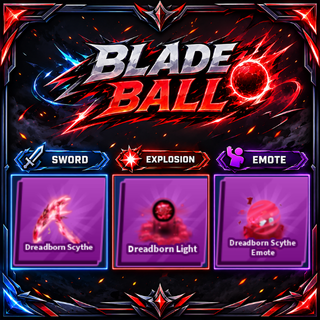 [ Limited Set ] Dreadborn Scythe + Explosion + Emote | FAST DELIVERY✅