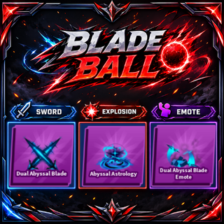 [ Limited Set ] Dual Abyssal Blade + Explosion + Emote | FAST DELIVERY✅