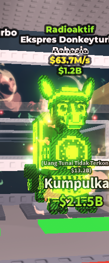 Donkeyturbo Express RADIOACTIVE 63.7M/s (SUPER COLLECTOR RARE)