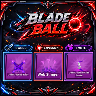 [ Limited Set ] Dual Arachne Blade + Explosion + Emote | FAST DELIVERY✅