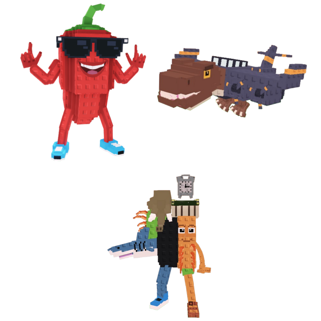 [BUNDLE] - 😋 1x Chillin Chili 😋 1x Nuclearo Dinossauro 😋 1x La Grande Combinasion