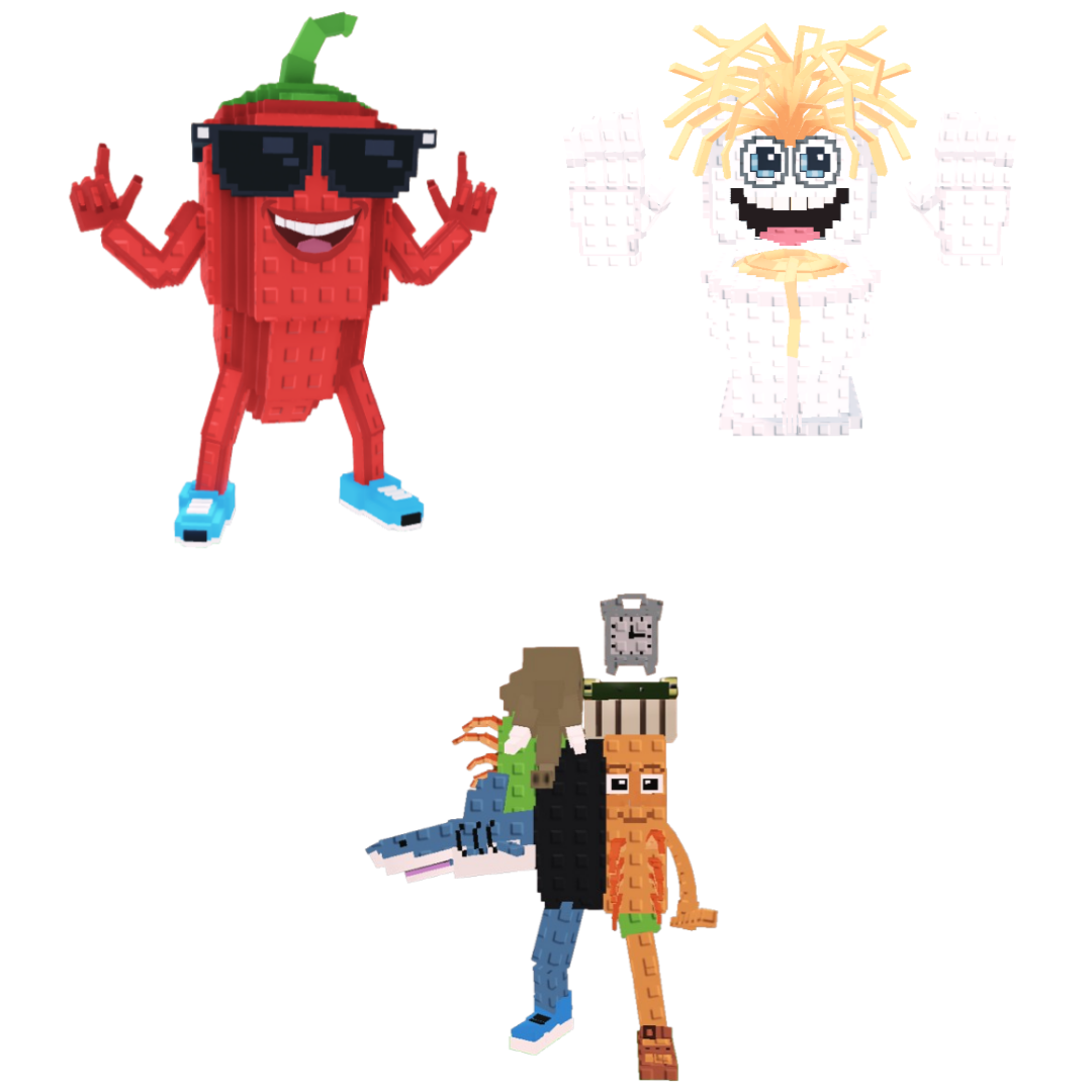 [BUNDLE] - 🙀 1x Chillin Chili 🙀 1x Spaghetti Tualatti 🙀 1x La Grande Combinasion