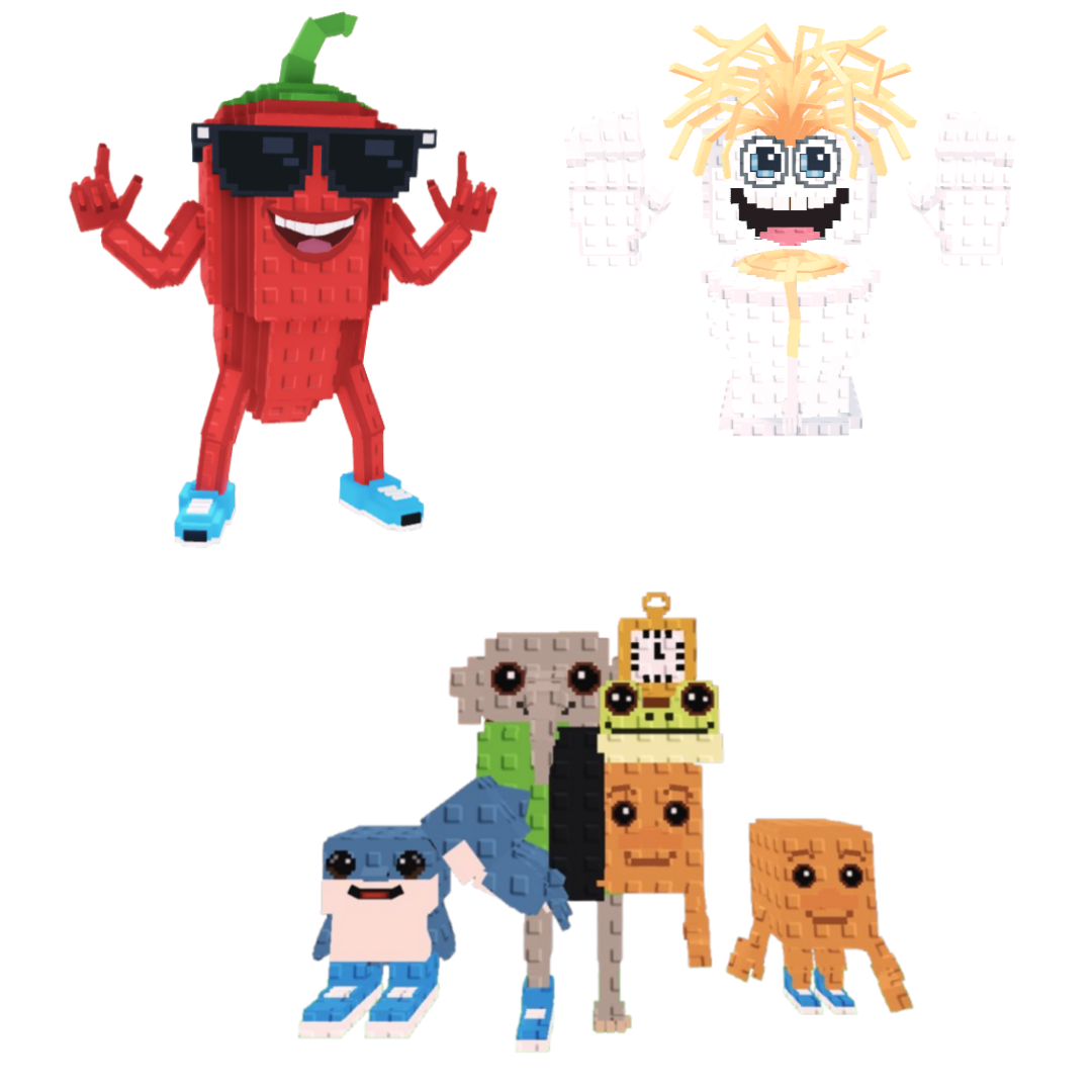 [BUNDLE] - 🌹 1x Chillin Chili 🌹 1x Spaghetti Tualatti 🌹 1x Los Combinasionas