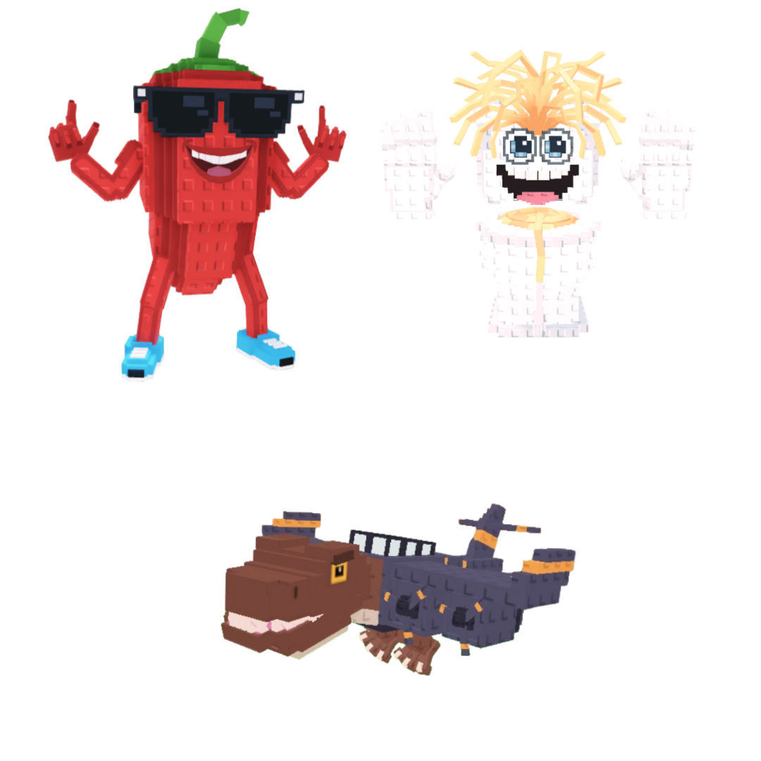 [BUNDLE] - 🌸 1x Chillin Chili 🌸 1x Spaghetti Tualatti 🌸 1x Nuclearo Dinossauro