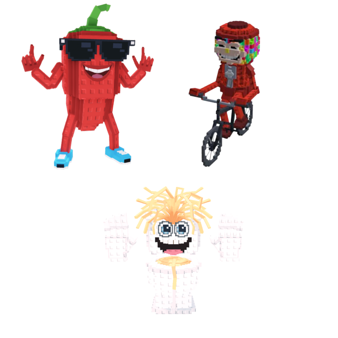 [BUNDLE] - 🌕 1x Chillin Chili 🌕 1x Spaghetti Tualatti 🌕 1x Chicleteira Bicicleteira