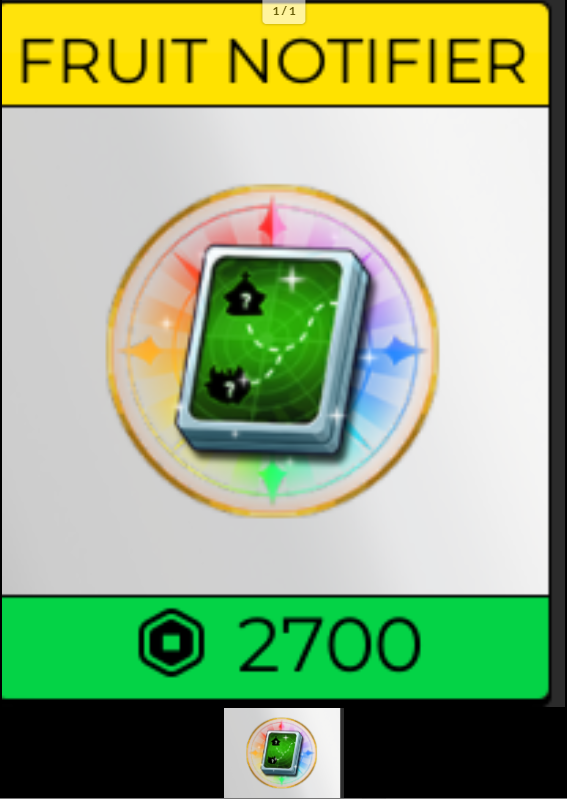 Blox Fruits - FRUIT NOTIFIER【2700r】