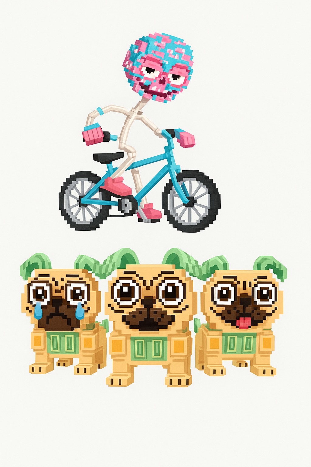 💥 [BUNDLE] - 🍭 1x Pirulitoita Bicicleteira 💨 + 🐶 1x Los Puggies 🔥 | Steal a Brainrot ✅