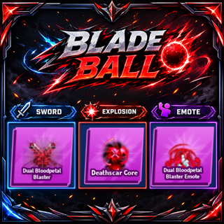 [ Limited Set ] Dual Bloodpetal Blaster + Explosion + Emote | FAST DELIVERY✅