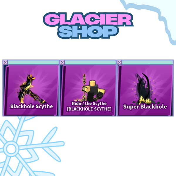 Blackhole Scythe + Explosion + Emote ( Limited Set )