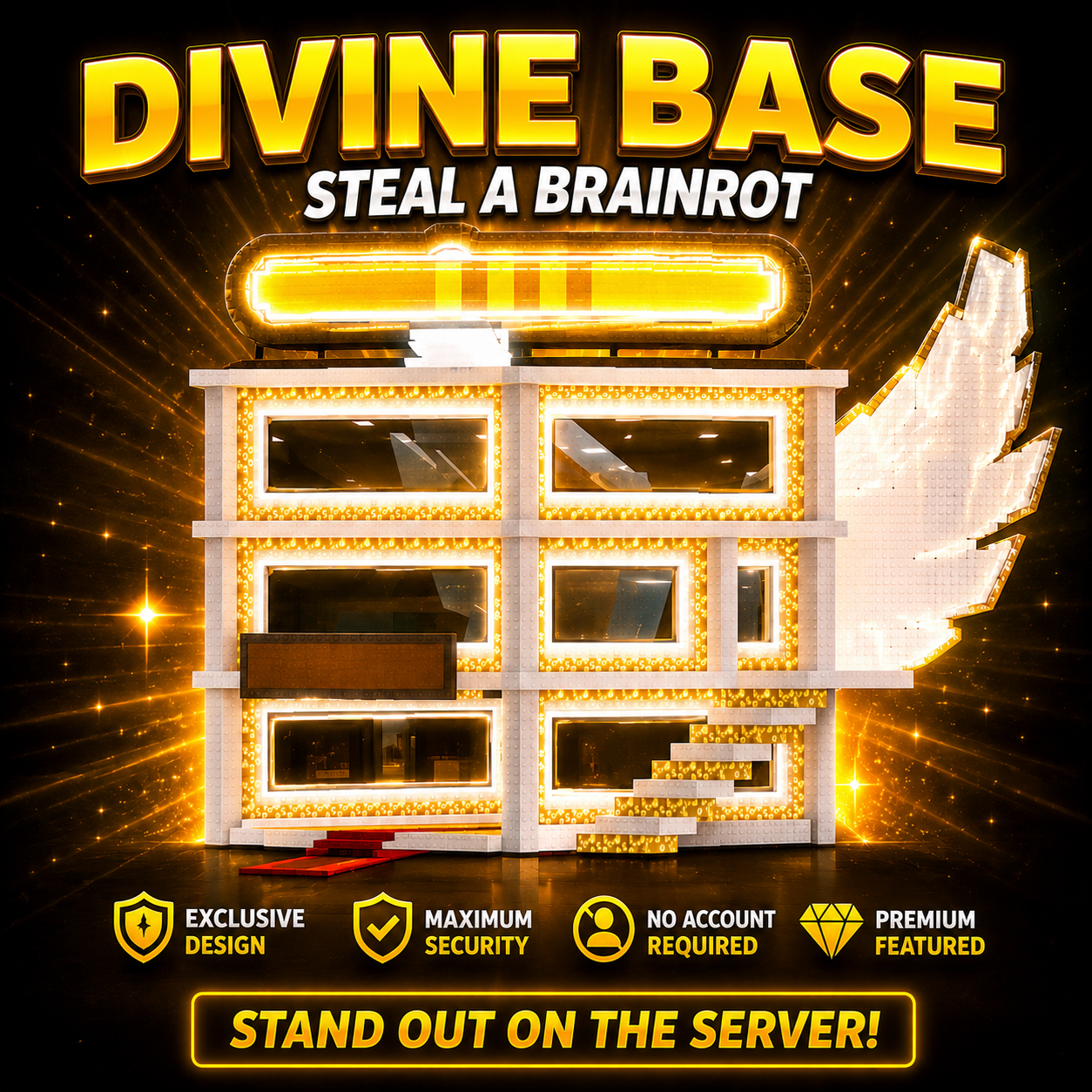 Divine Base (WITH ACCESS) 👼 | Fast Delivery | Steal A Brainrot ⚡