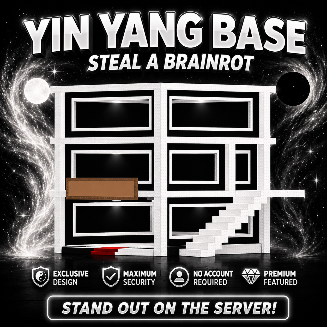 Yin Yang Base (WITH ACCESS) ☯ | Fast Delivery | Steal A Brainrot ⚡