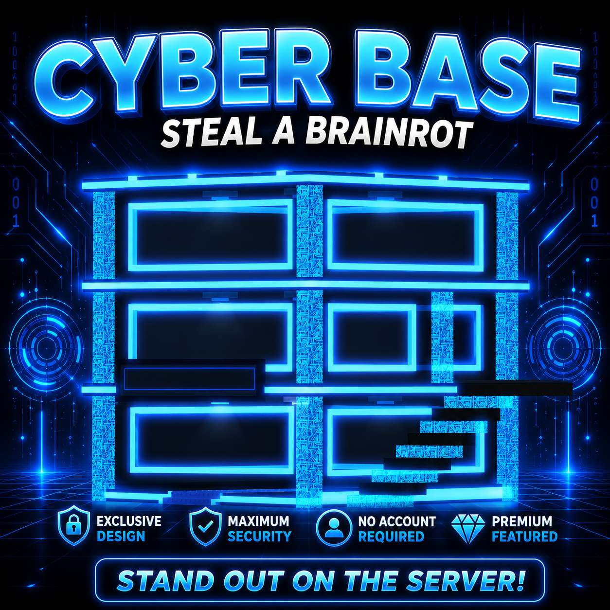 Cyber Base (WITH ACCESS) 🌐 | Fast Delivery | Steal A Brainrot ⚡